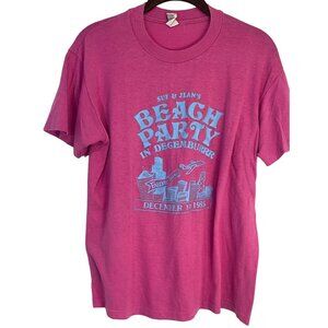 Sport-T short sleeve shirt beach party December 14, 1985 Chicago large READ